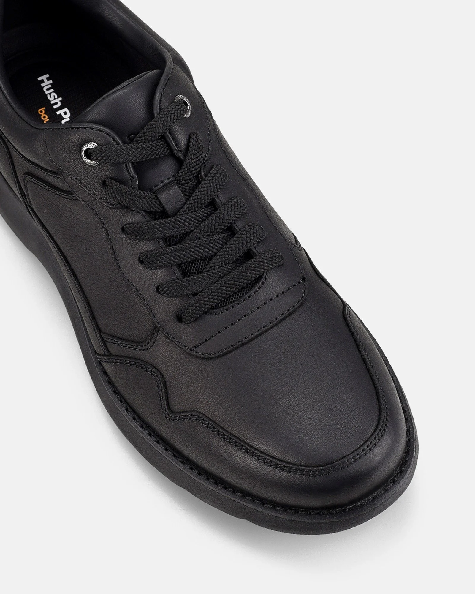 Hush Puppies Ramble Black Rangiora Shoe Lines